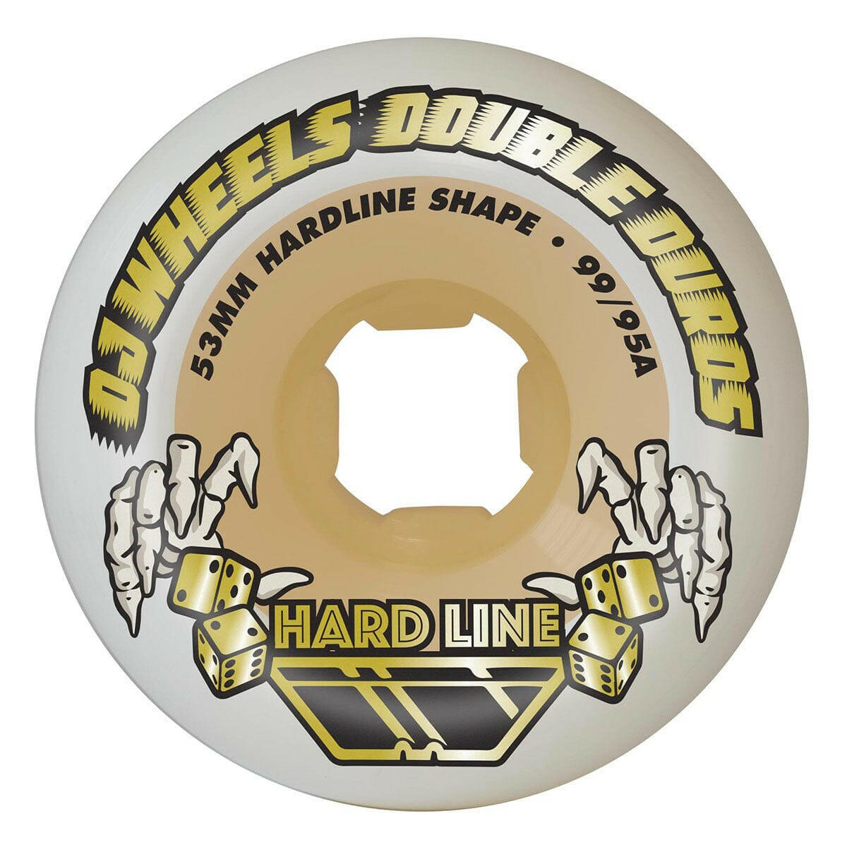 OJ - Double Duro Hardline 53MM 99A/95A Skateboard Wheels.