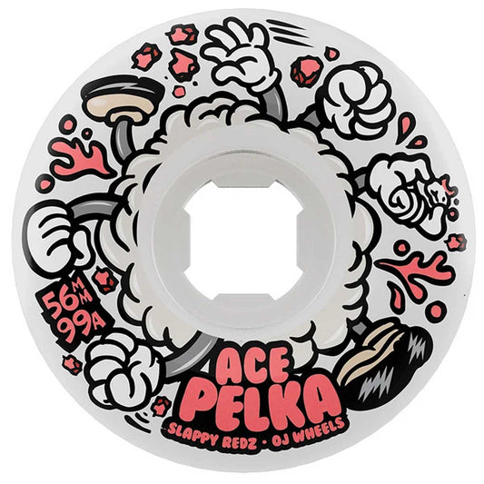 OJ-Ace Pelka Slappy Redz 2 Chubbies 56MM 99A Skateboard Wheels