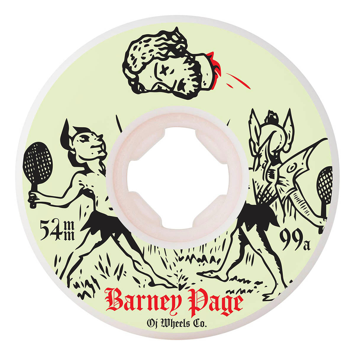 OJ - Barney Page Hardline 54MM 99A Skateboard Wheels.