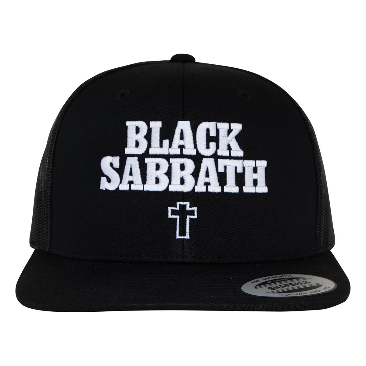 OJ Black Sabbath Snapback Hat Black Front