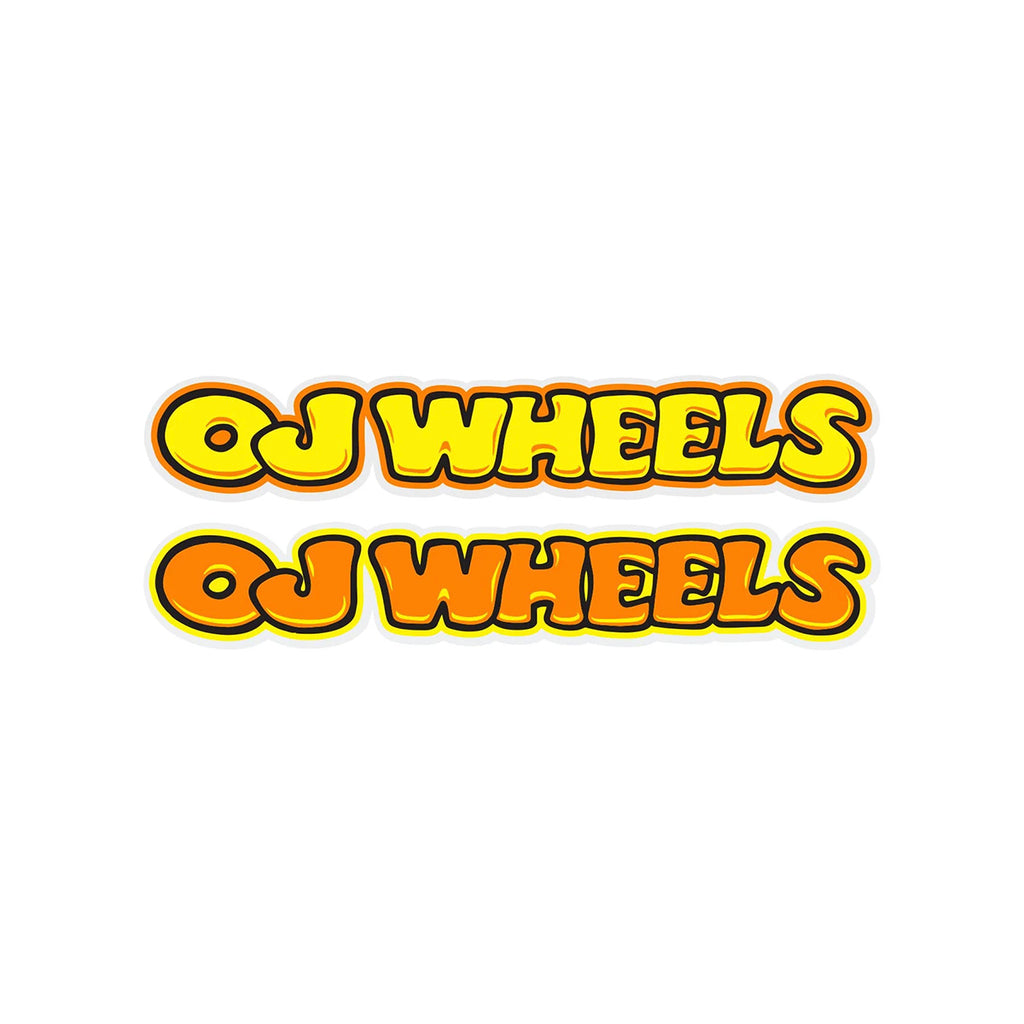 OJ Bubble Letter 6 Inch Sticker | Skate Sticker