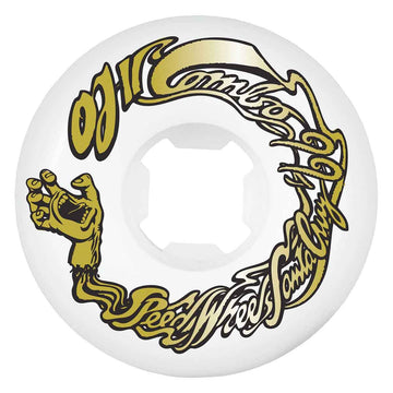 OJ Combos Gold/White 60MM 99A Skateboard Wheels