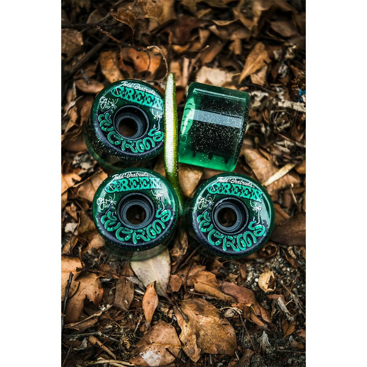 OJ - Green Worms Super Juice 60MM 78A Skateboard Wheels.