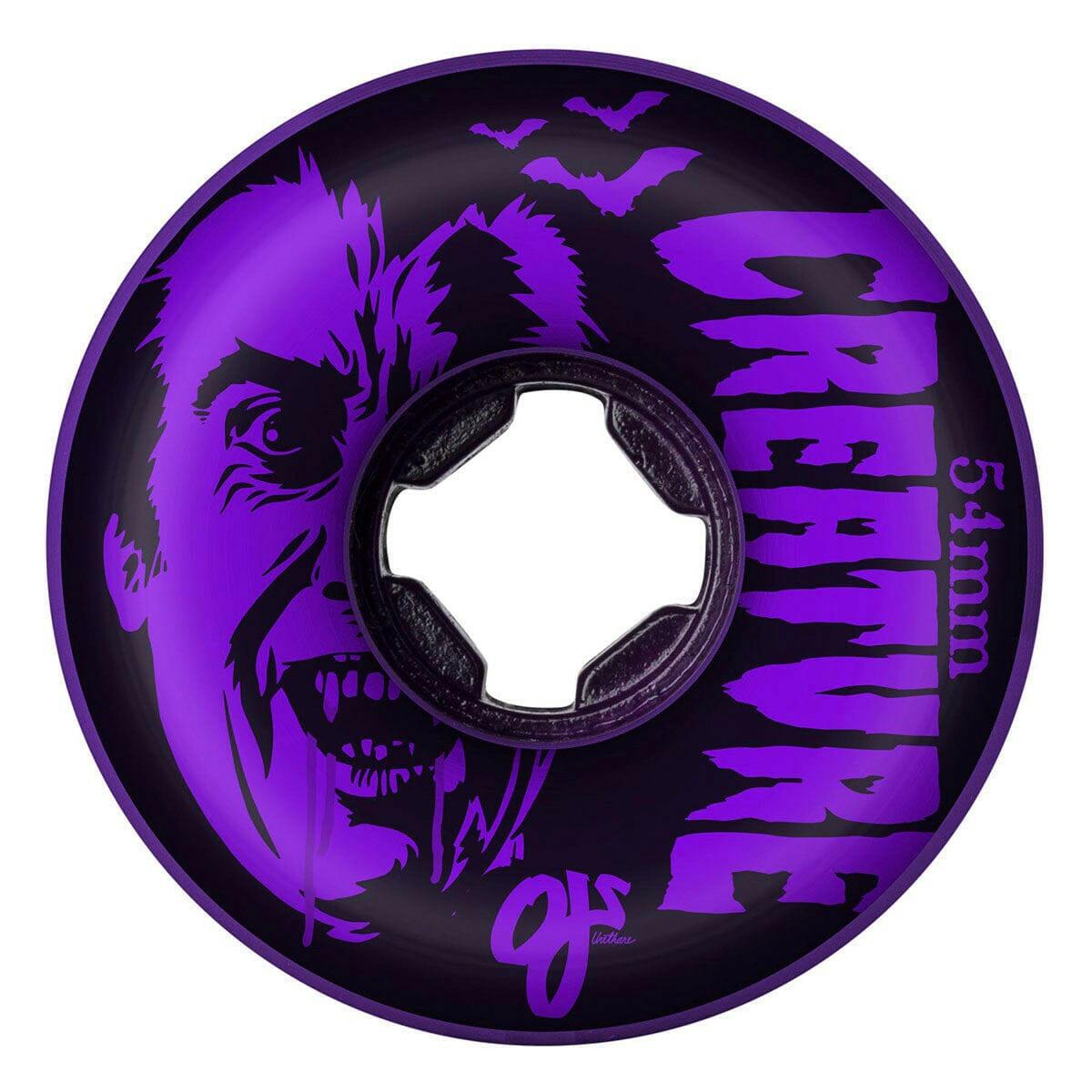 OJ - How To Kill A Vampire Bloodsuckers Purple 54MM 99A Skateboard Wheels.