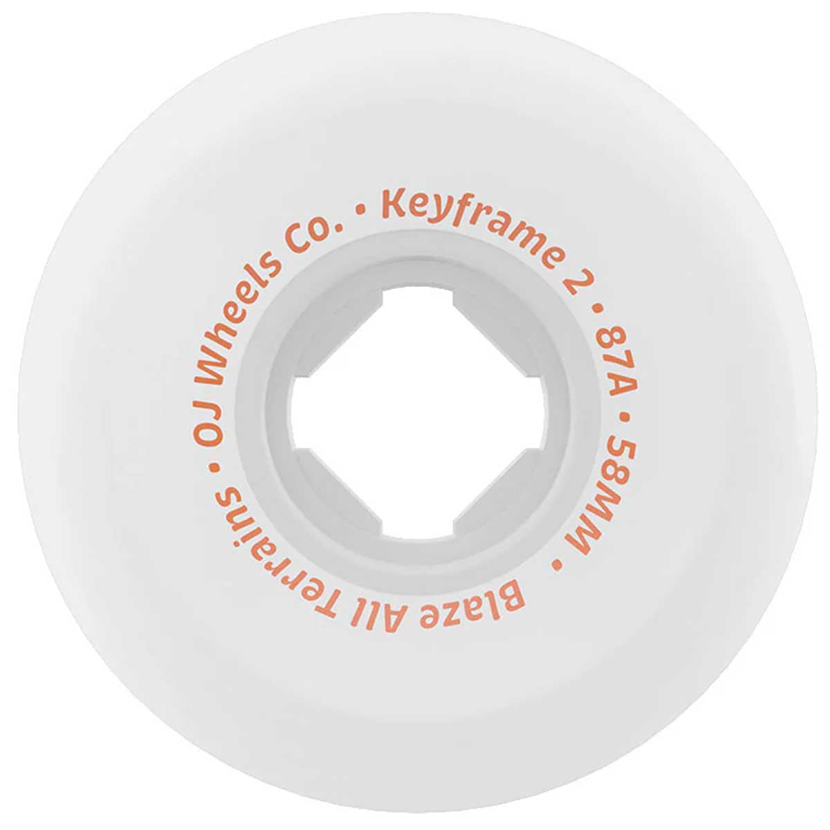 OJ Keyframe 2 52MM 87A Skateboard Wheels Side
