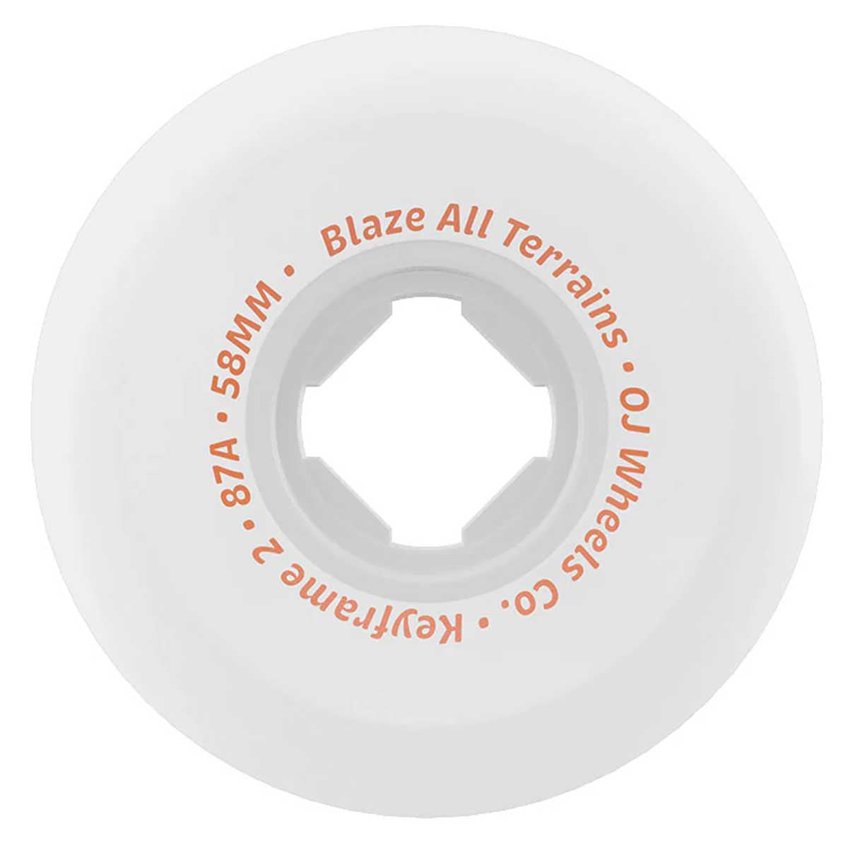 OJ Keyframe 2 58MM 87A Skateboard Wheels Side