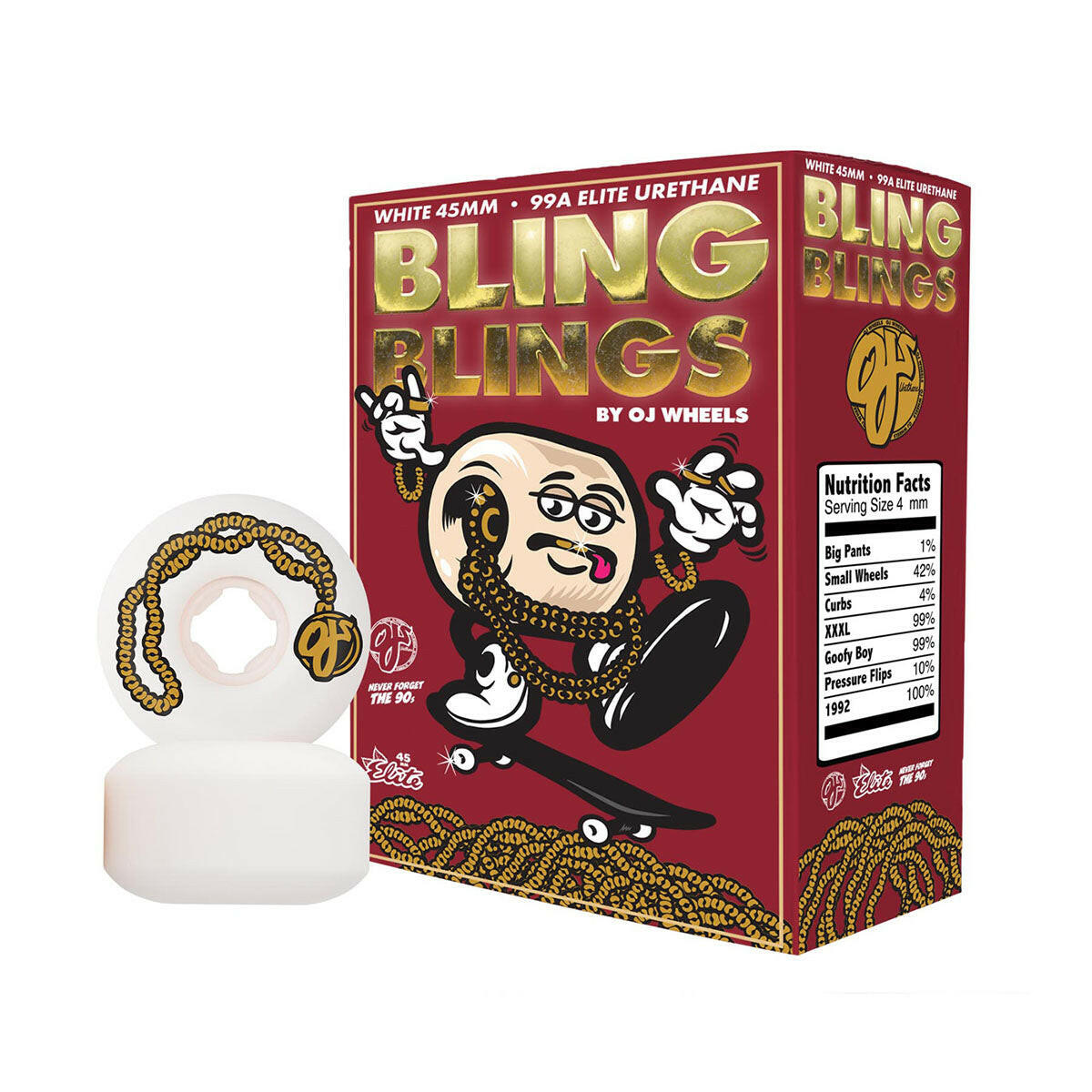 OJ - Little Bling Bling Mini Chubbies 45MM 99A Skateboard Wheels.