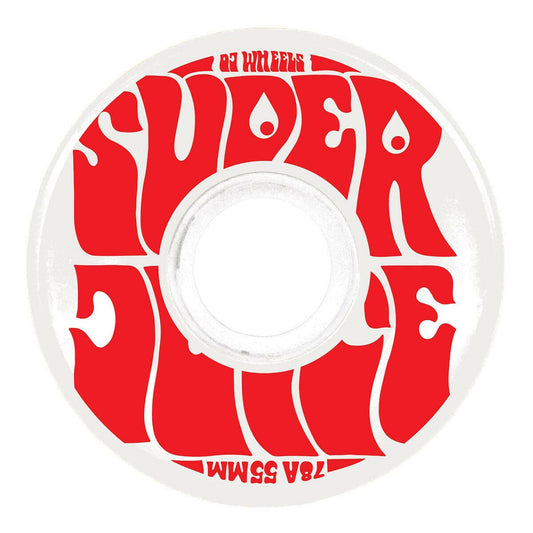 OJ - Mini Super Juice White 55MM 78A Skateboard Wheels.