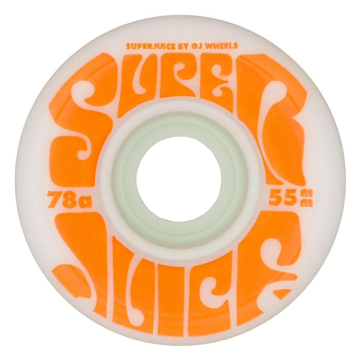 OJ - Mini Super Juice White 55MM 78A Skateboard Wheels.