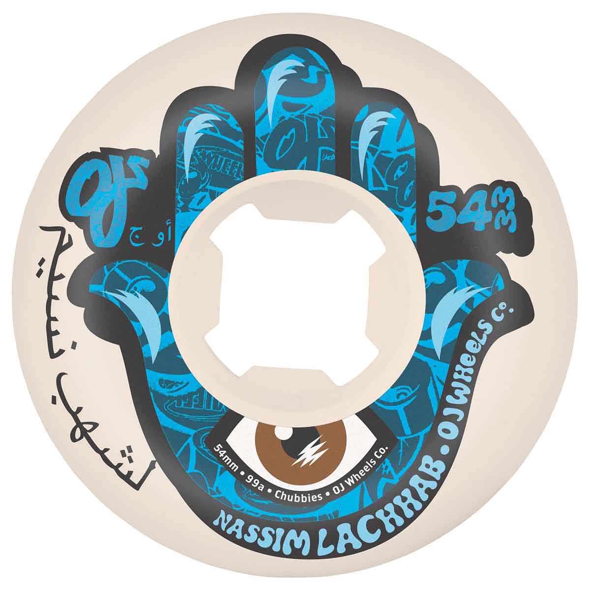 OJ Nassim Elite Chubbies 54MM 99A Skateboard Wheels