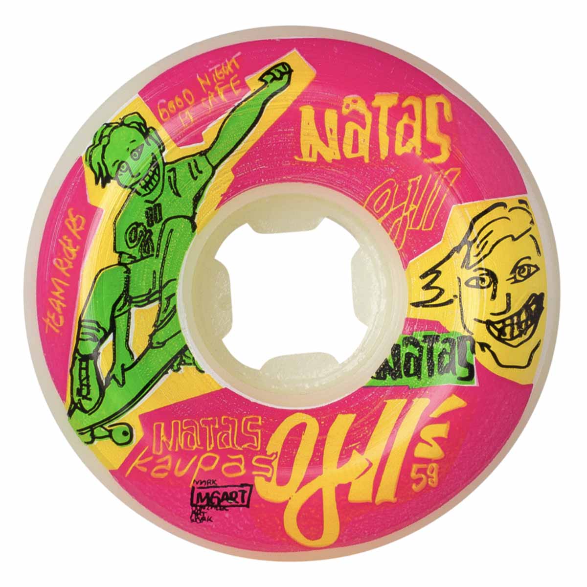 OJ Natas Kaupas Neon Original Hardline 58MM 95A Skateboard Wheels