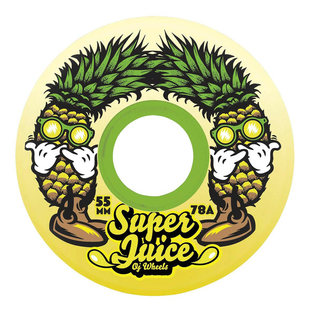 OJ - Pina Colada Mini Super Juice 55MM 78A Skateboard Wheels.