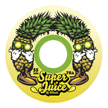 OJ - Pina Colada Mini Super Juice 55MM 78A Skateboard Wheels.
