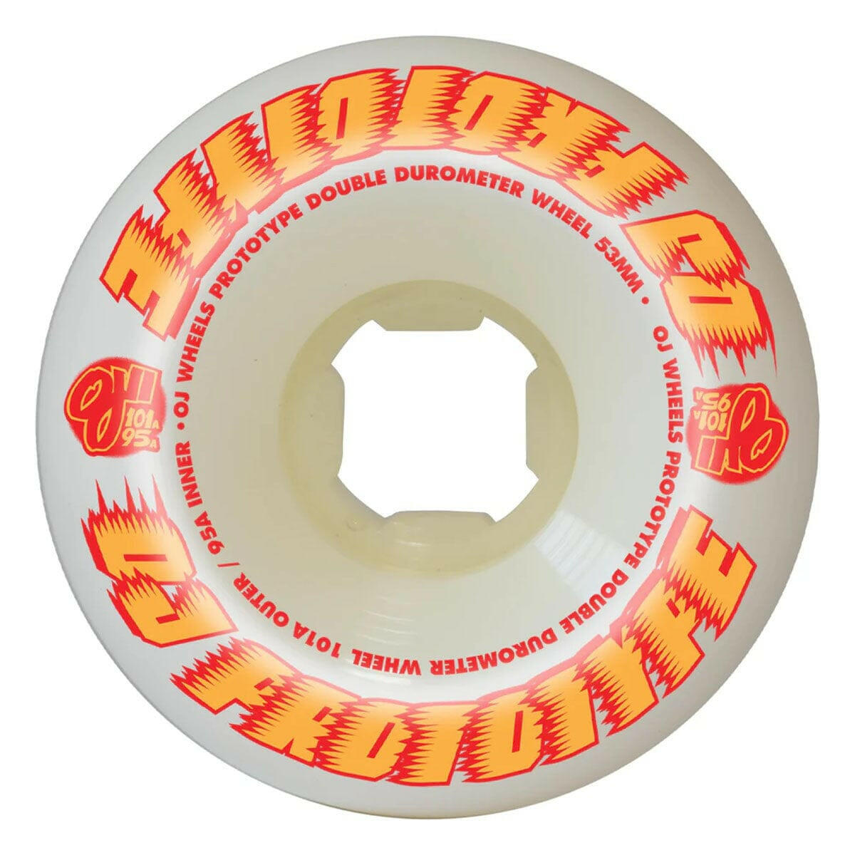 OJ - Prototypes Double Duro Mini Combo 53MM 101A/95A Skateboard Wheels.