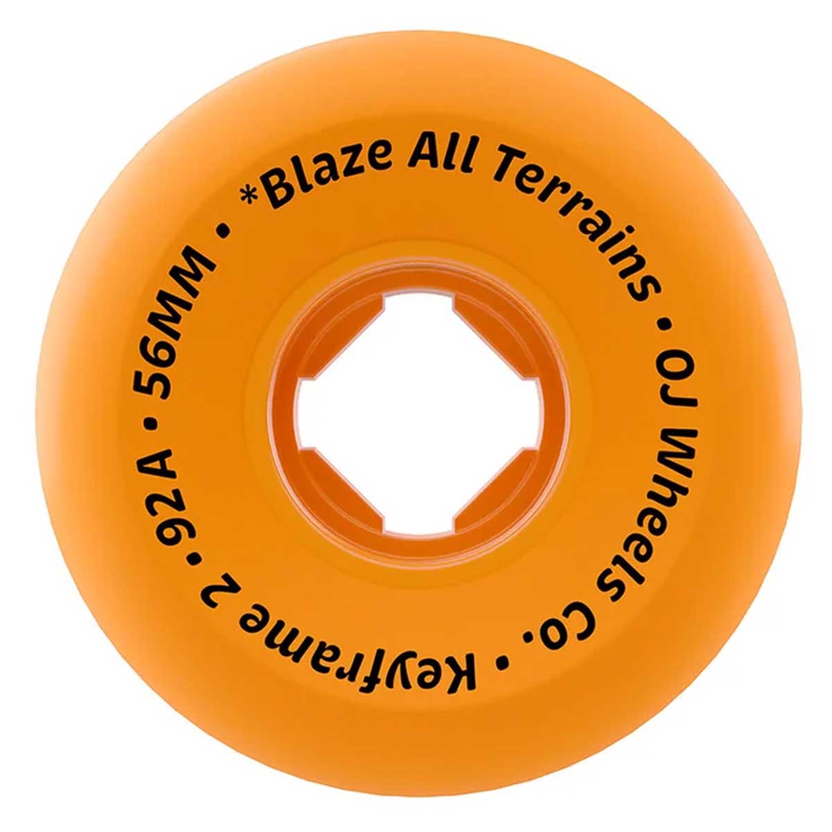 OJ Realtree APX Keyframe 2 56MM 92A Skateboard Wheels Side