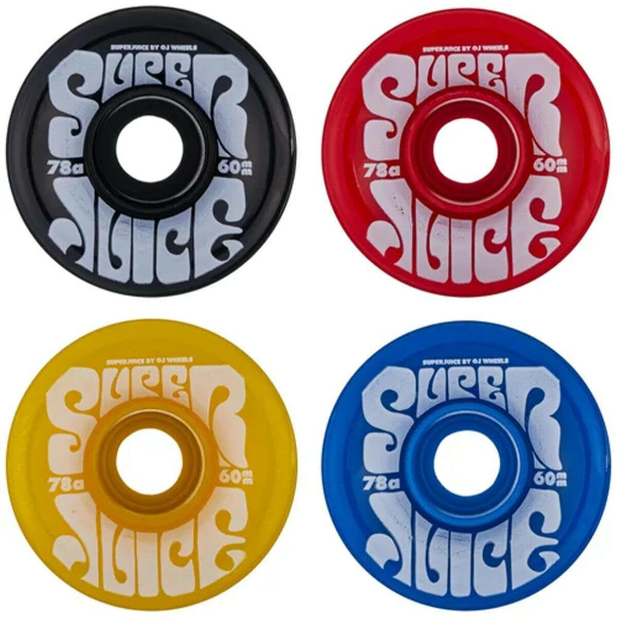 OJ - Super Juice CMYK Mix Up 60MM 78A Skateboard Wheels.