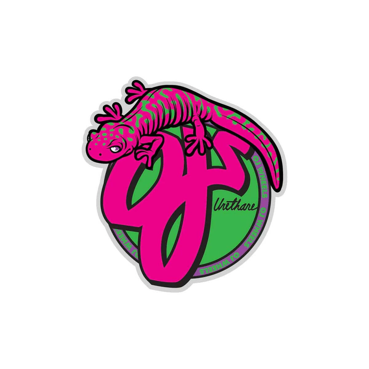 OJ - Swamp Berries Pink/Green 45MM 99A Skateboard Wheels.