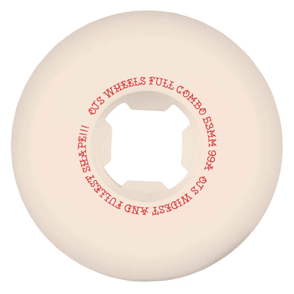 OJ Team Elite Full Combo 53MM 99A Skateboard Wheels Side