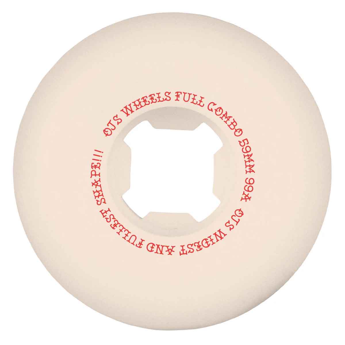 OJ Team Elite Full Combo 59MM 99A Skateboard Wheels Side