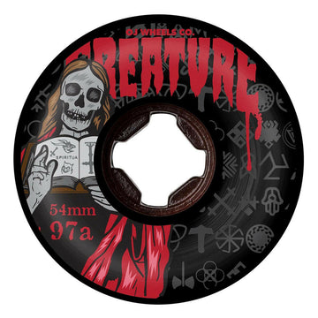 OJ - The Book Of OJ Bloodsuckers Black Hardline 54MM 97A Skateboard Wheels.