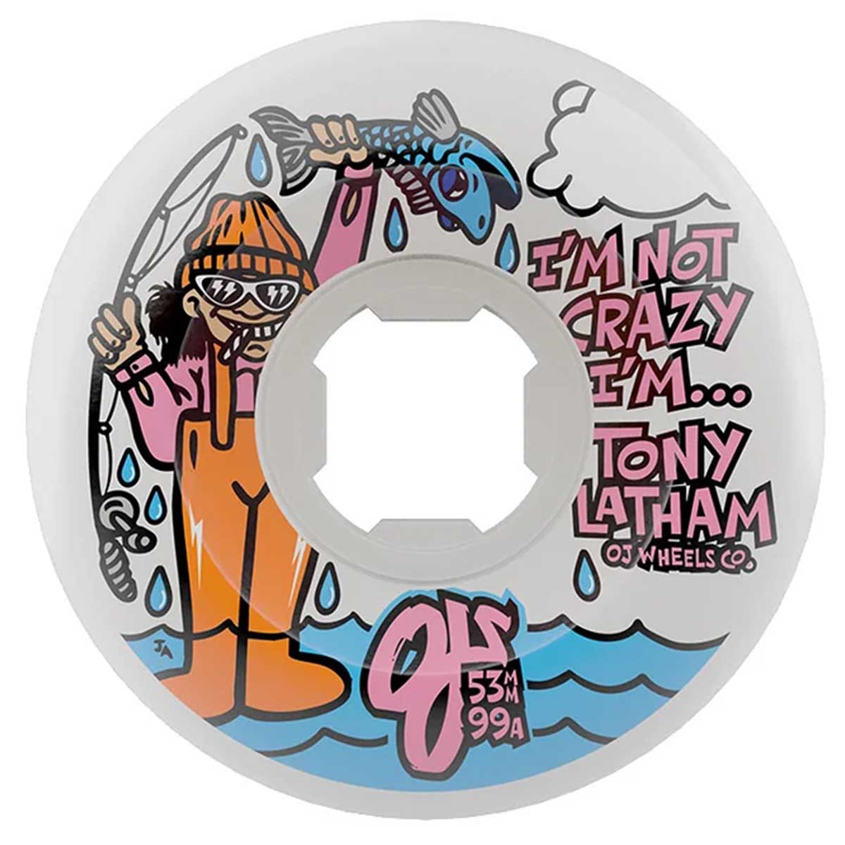 OJ Tony Latham Elite Full Combo 53MM 99A Skateboard Wheels
