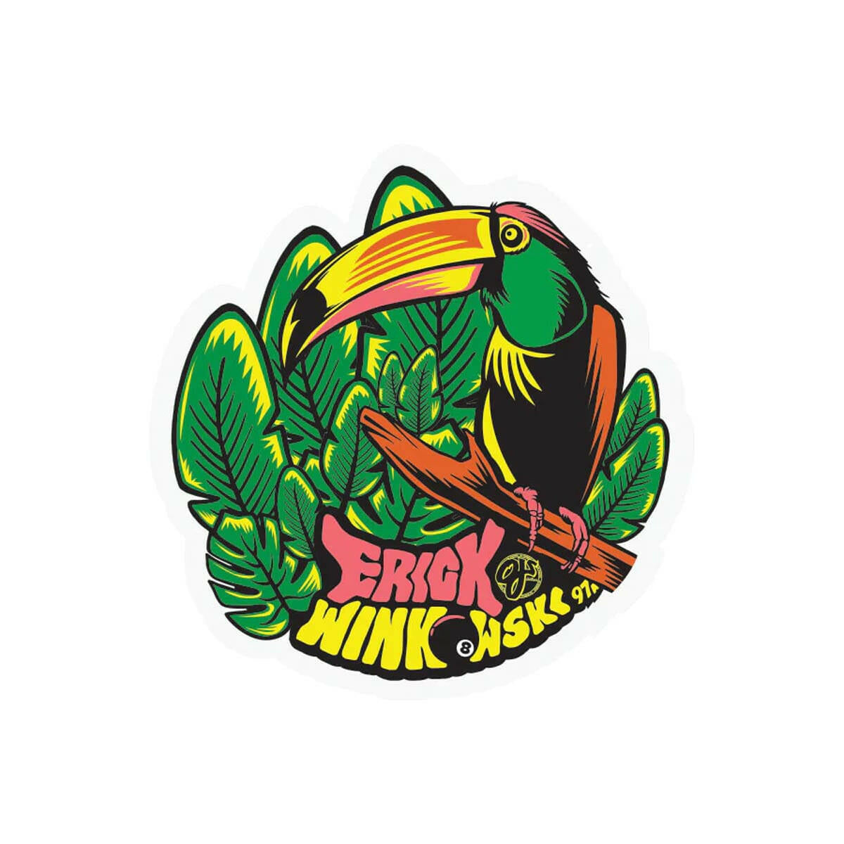 OJ - Winkowski Tropics 3" Sticker.