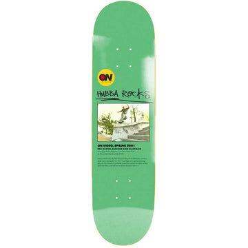 ON Video Hubba Rocks 8.375 Skateboard Deck