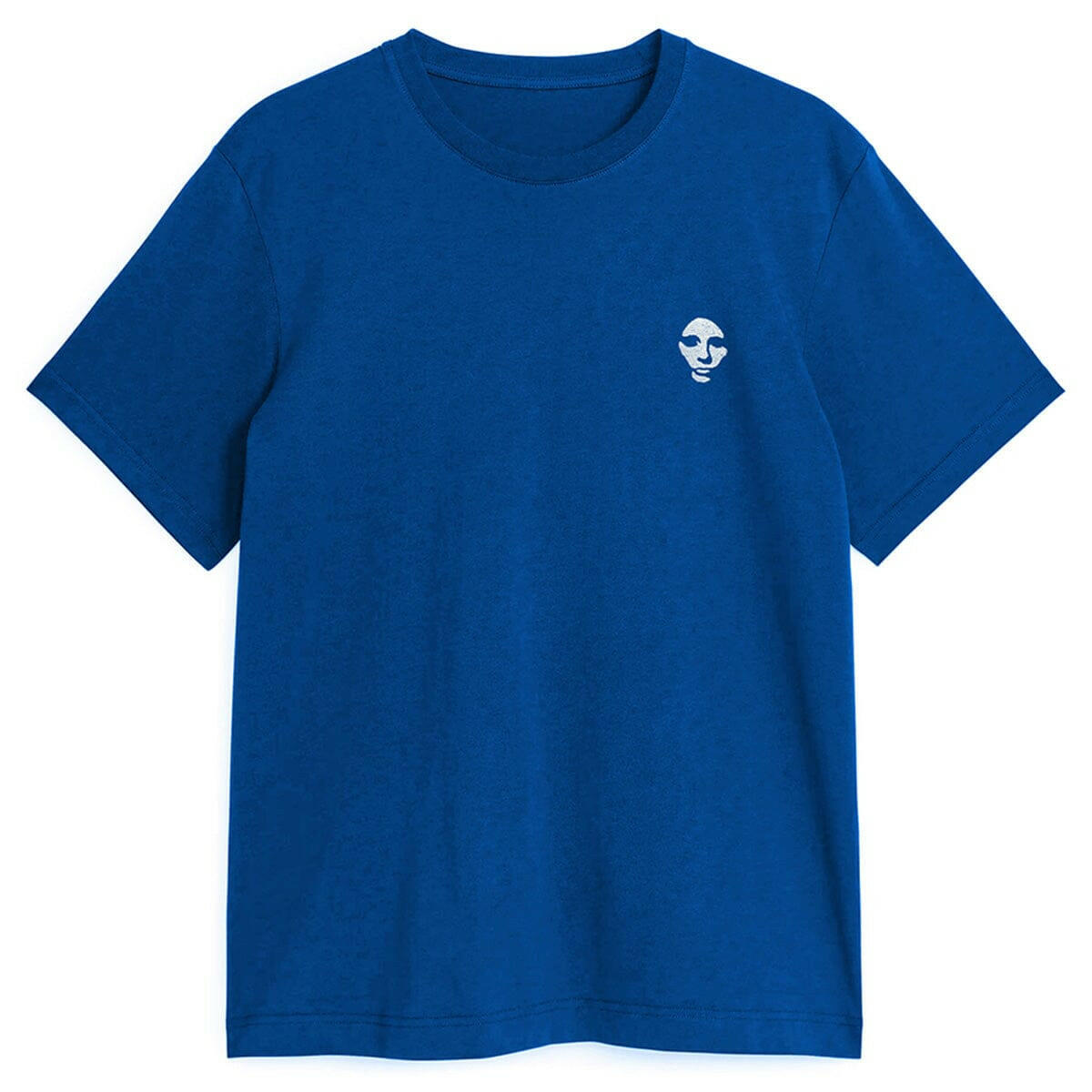 Opera - Mask Embroidered Tee Royal.