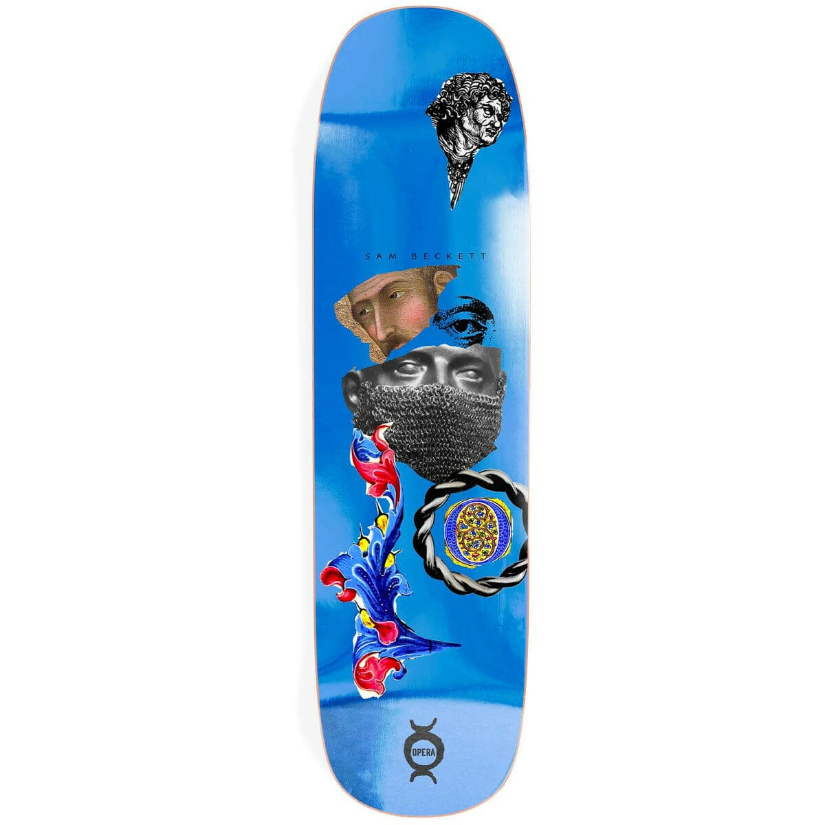 Opera - Sam Beckett Clipped 8.75 Skateboard Deck.