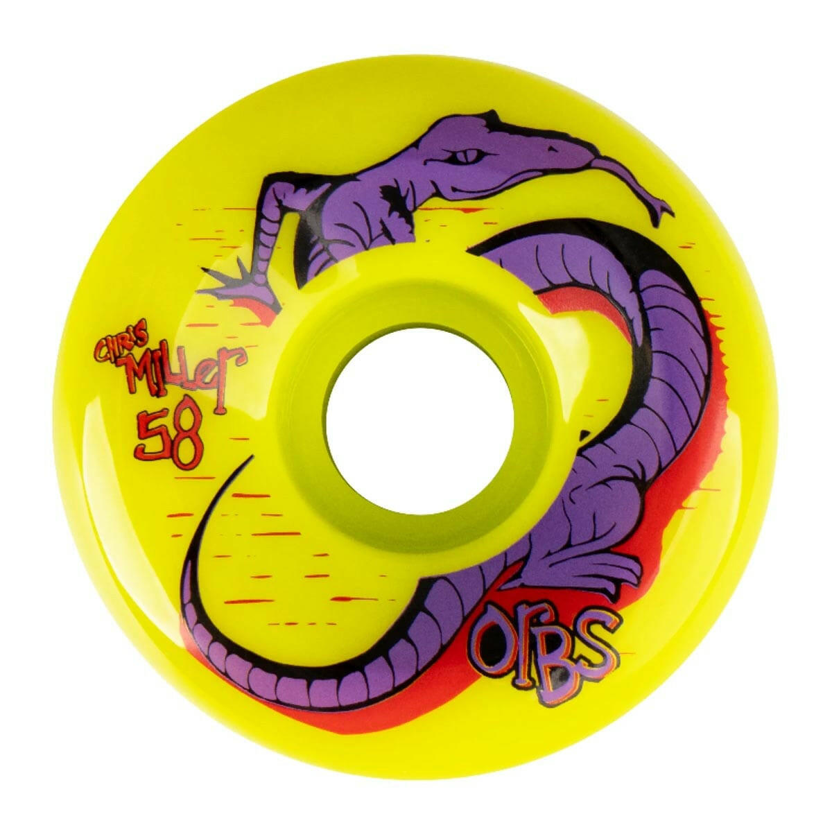 Orbs - Chris Miller Specters 58MM 99A Skateboard Wheels.