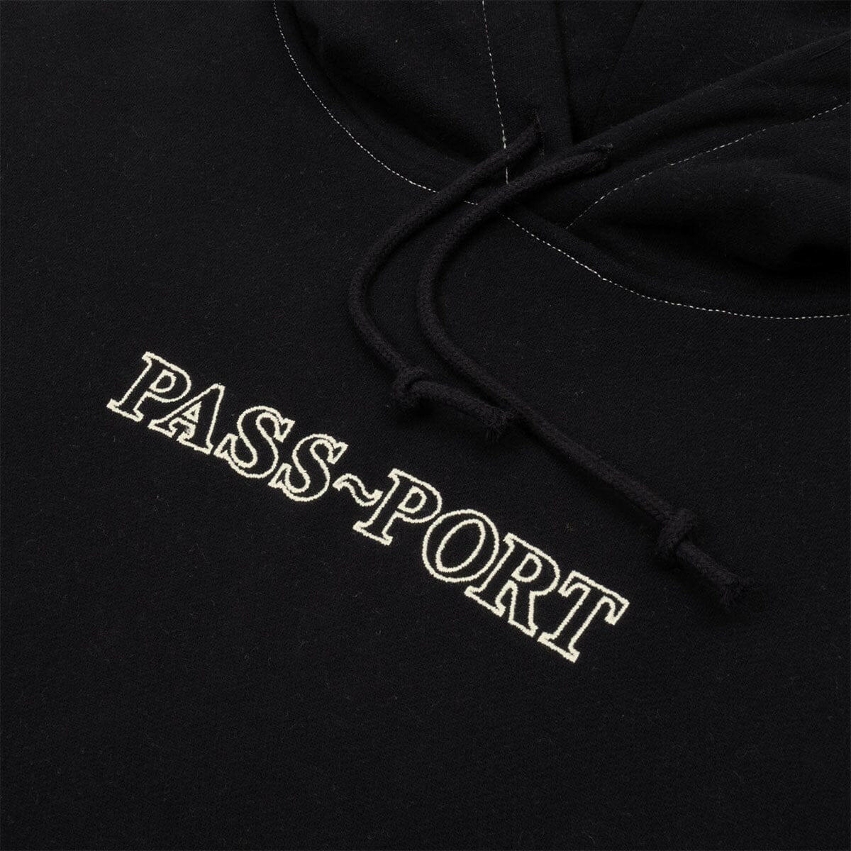 Pass~Port - Official Organic Hoodie Black.