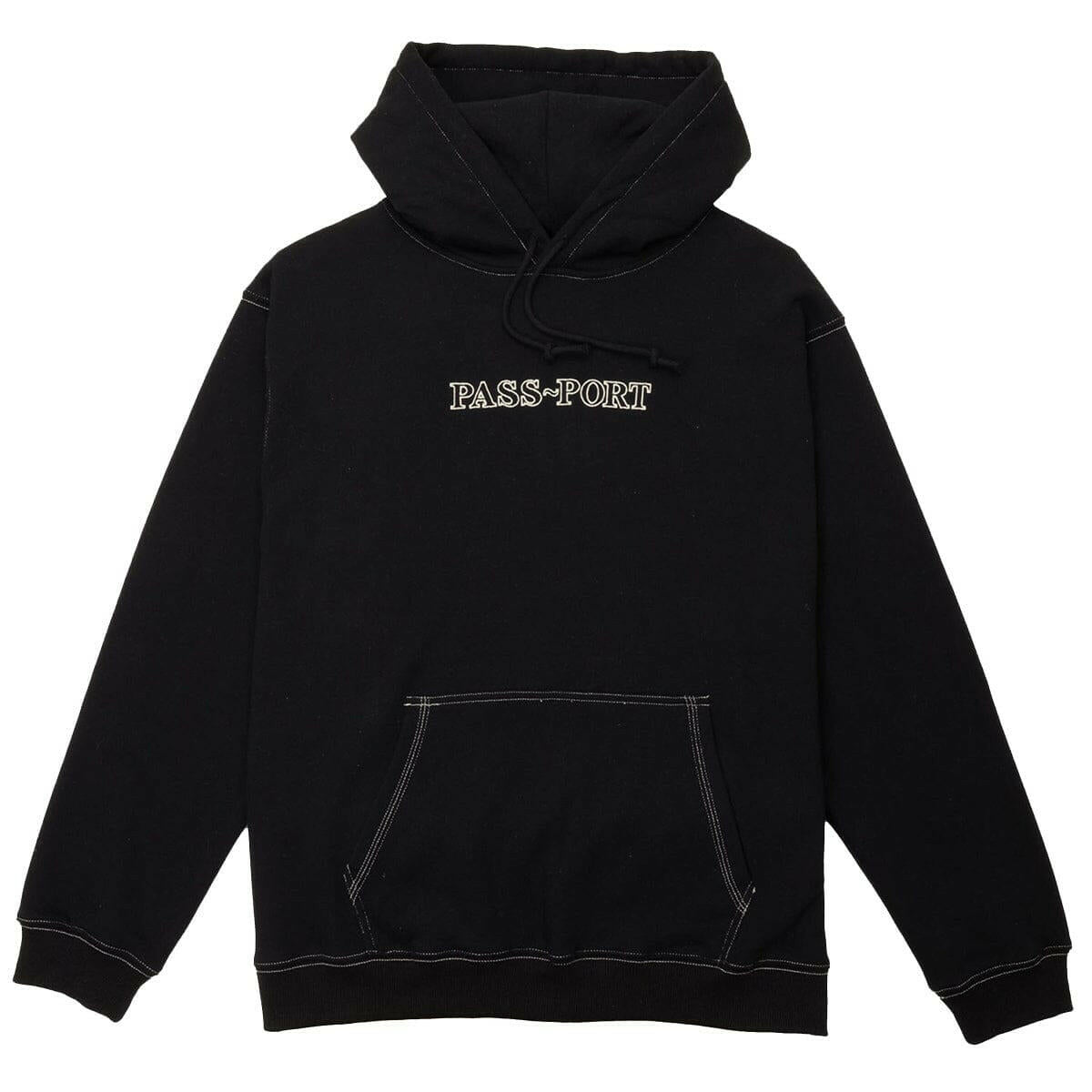 Pass~Port - Official Organic Hoodie Black.