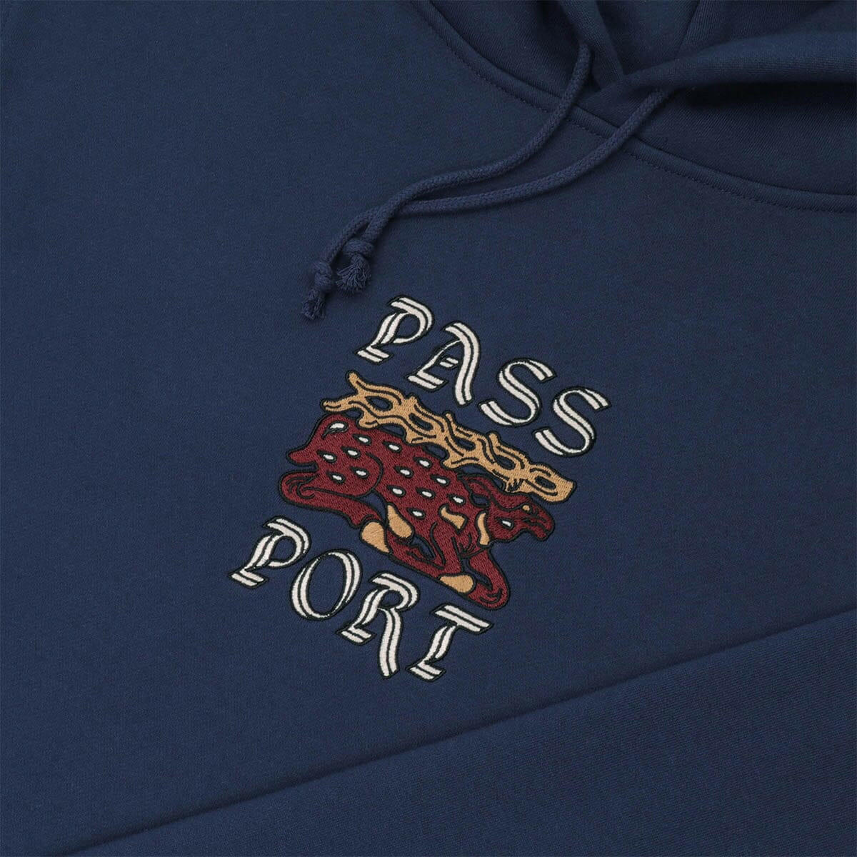 Pass~Port - Antler Hoodie Navy.