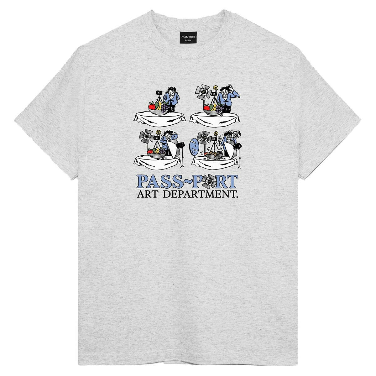Pass~Port - Art Dept. Tee Ash.