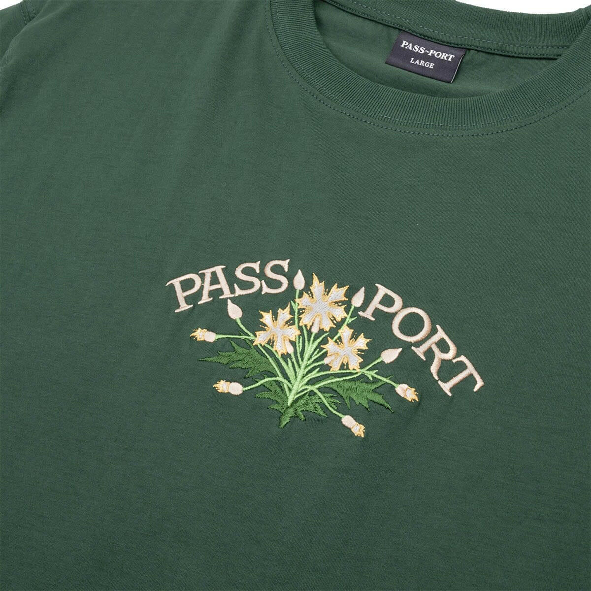 Pass~Port - Bloom Organic Tee Forest Green.