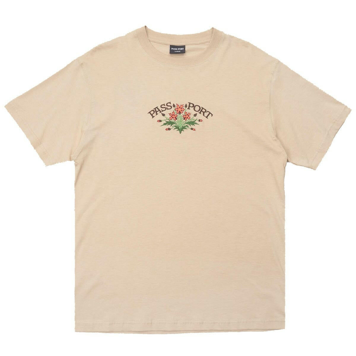 Pass~Port - Bloom Organic Tee Sand.
