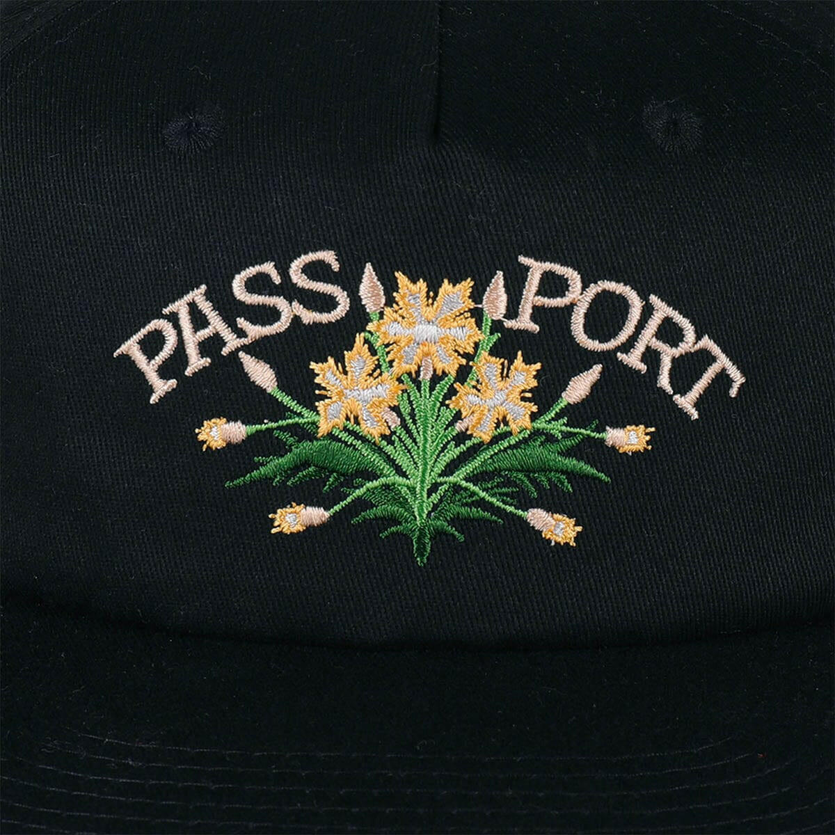Pass~Port - Bloom Workers Cap Black.