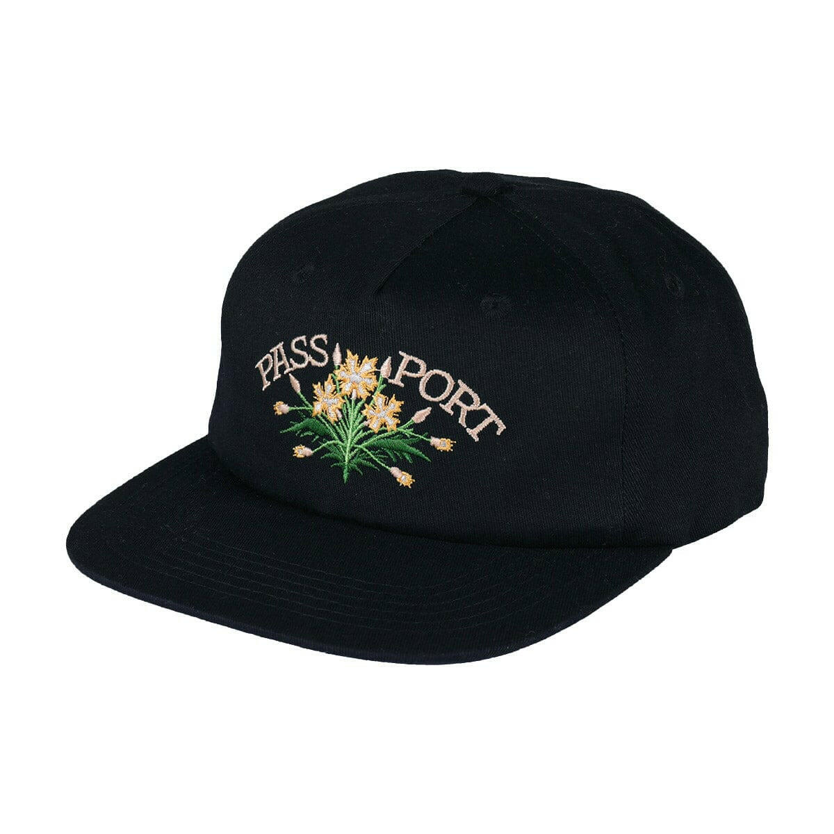 Pass~Port - Bloom Workers Cap Black.