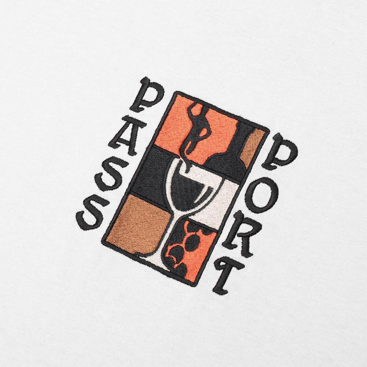 Pass~Port - Dine Em' Tee White.