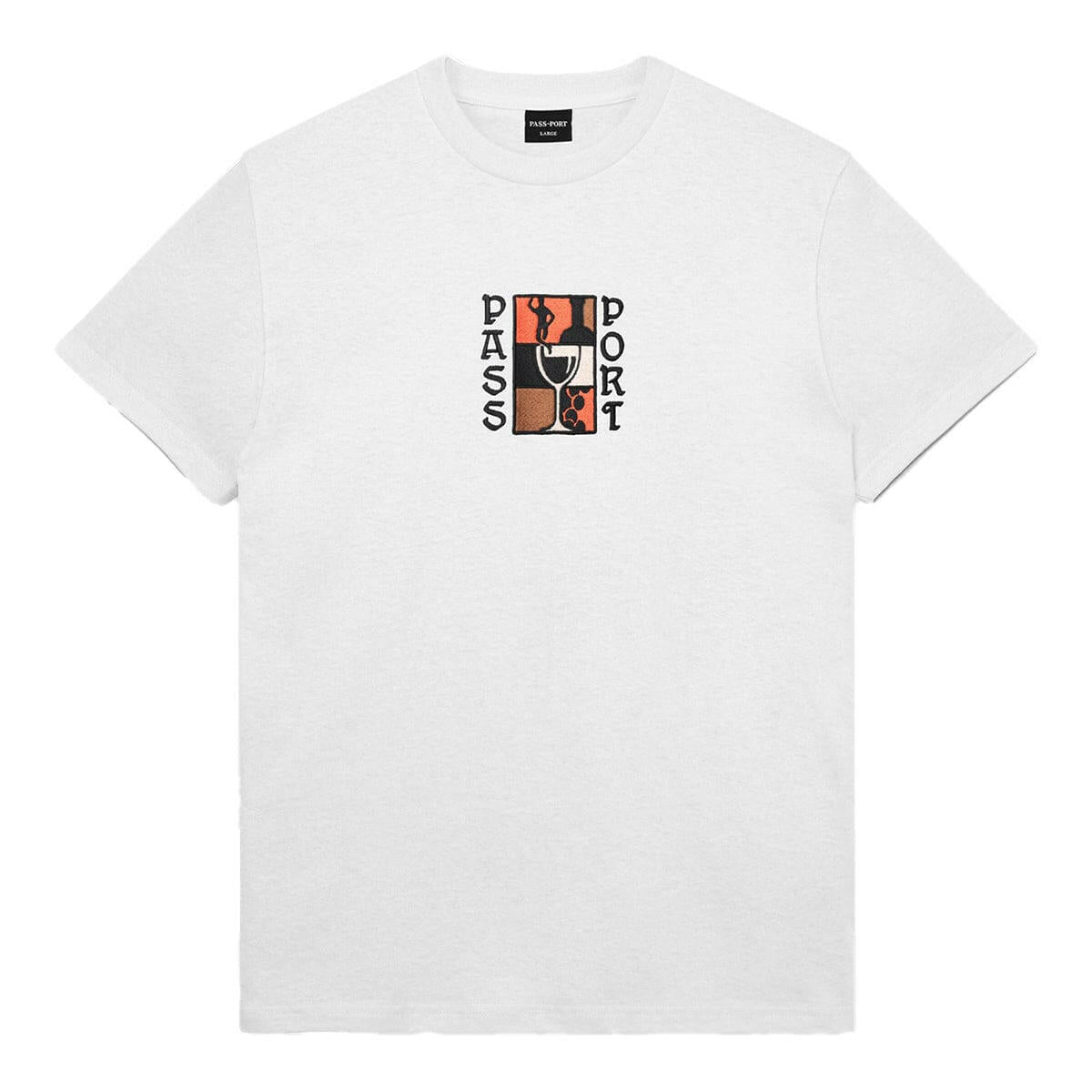 Pass~Port - Dine Em' Tee White.