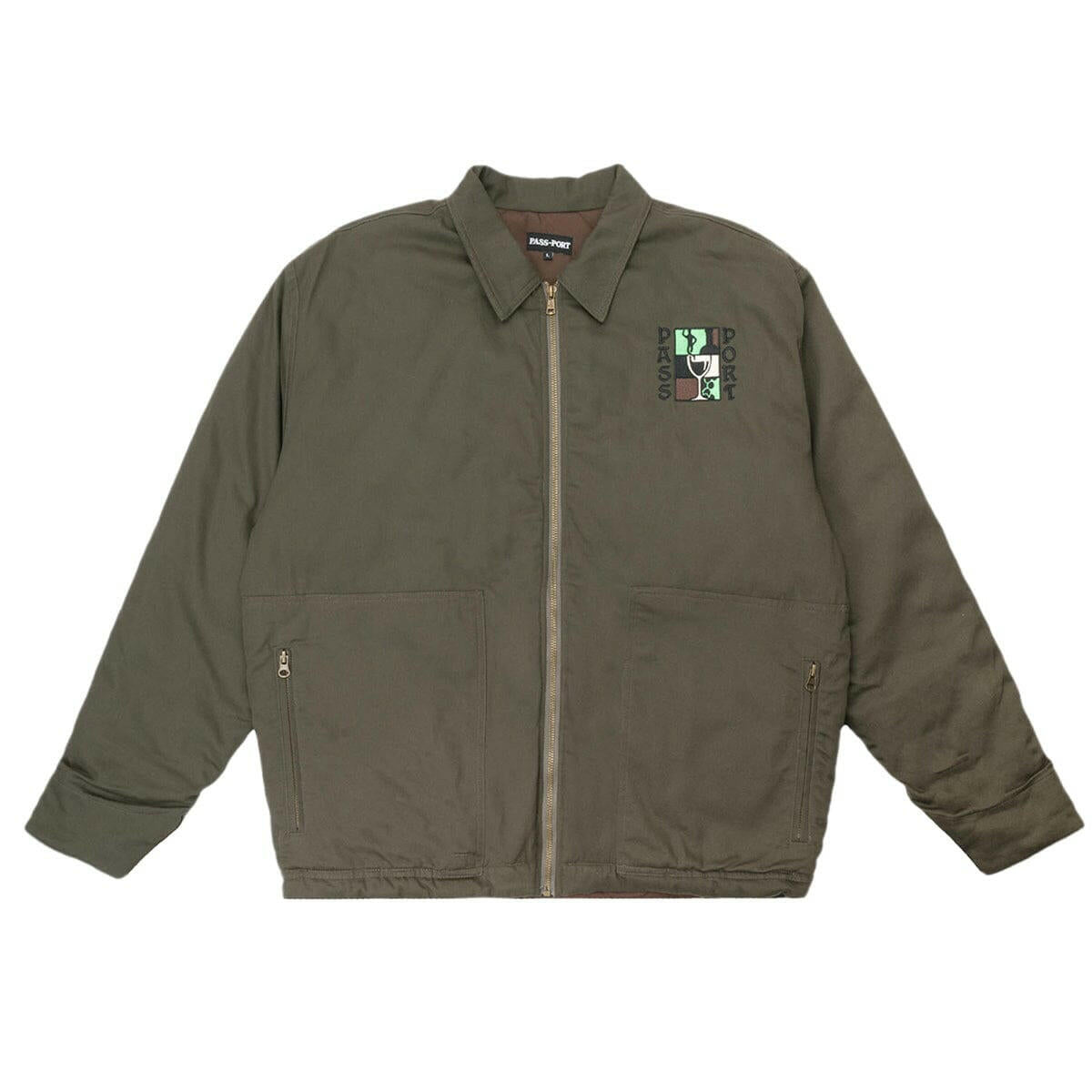 Pass~Port - Dine Em' Workers Jacket Olive.