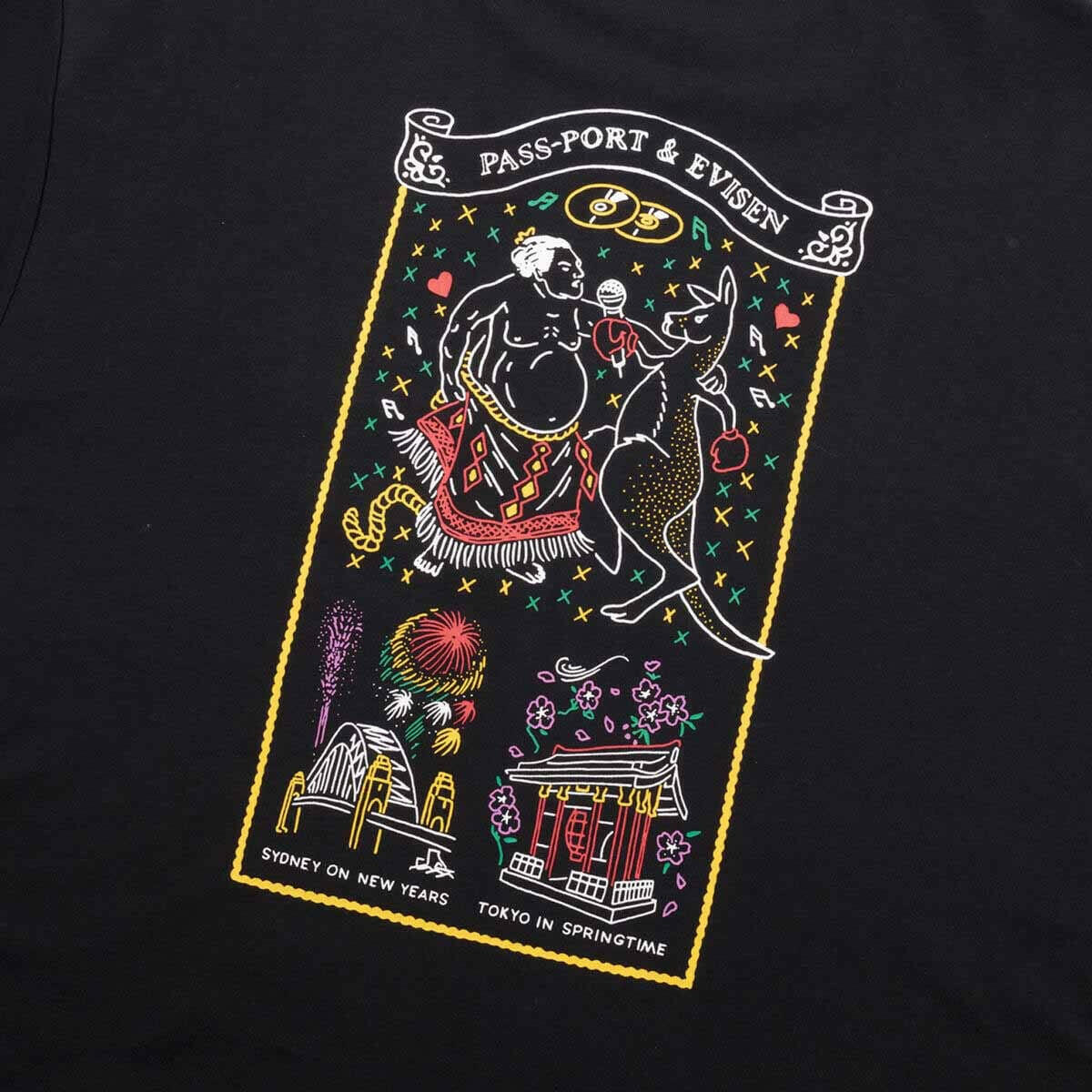 Pass~Port - X Evisen Karaoke Tee Black.