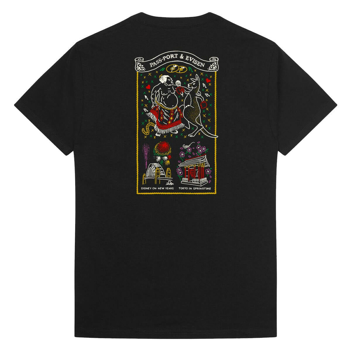 Pass~Port - X Evisen Karaoke Tee Black.