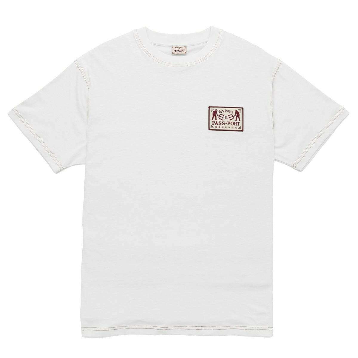 Pass~Port - X Evisen Logo Lock Up Tee White.