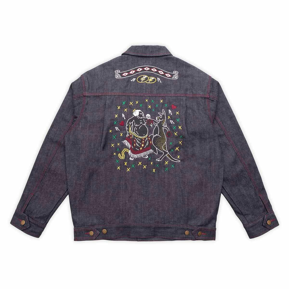 Pass~Port - X Evisen Selvedge Denim Workers Club Jacket.