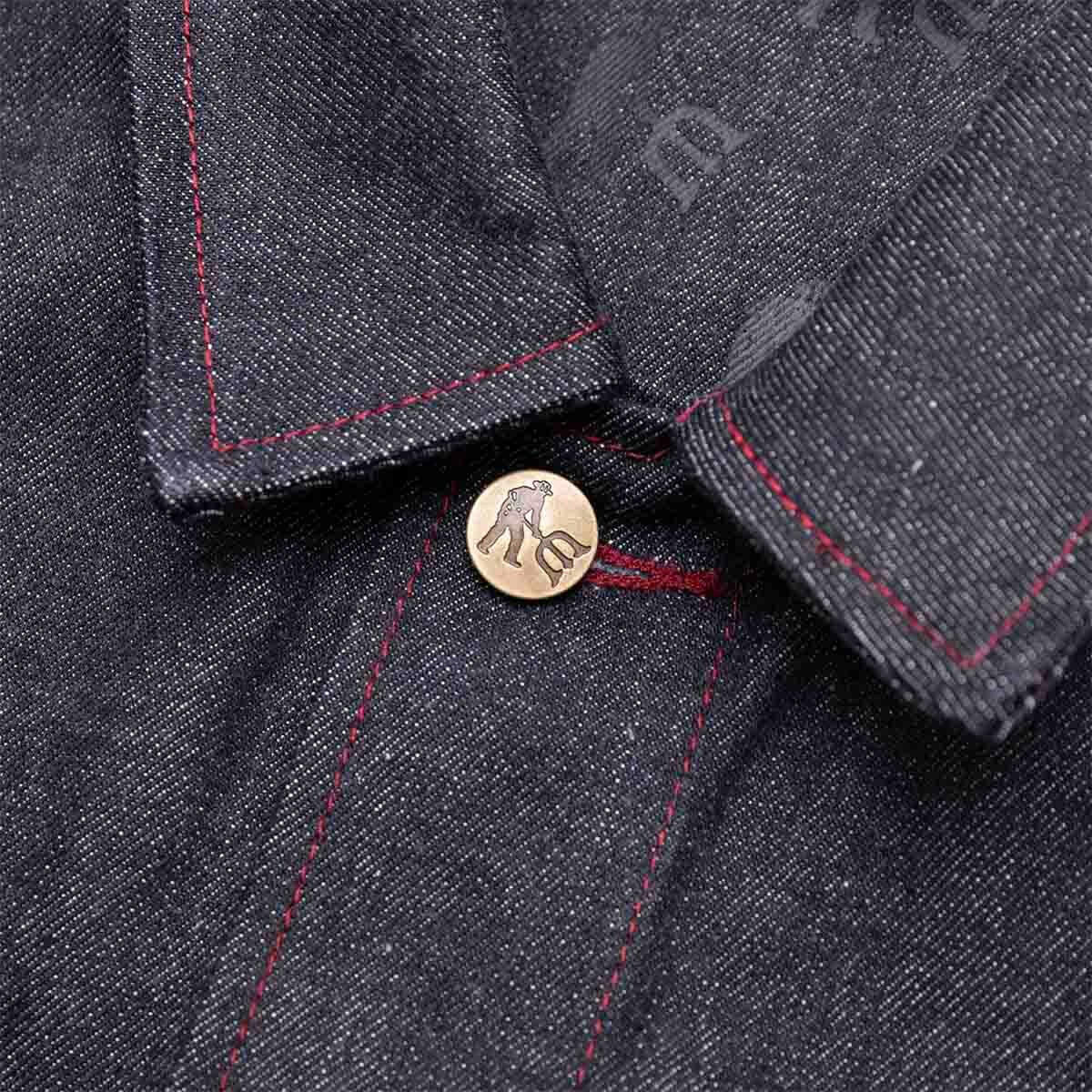 Pass~Port - X Evisen Selvedge Denim Workers Club Jacket.