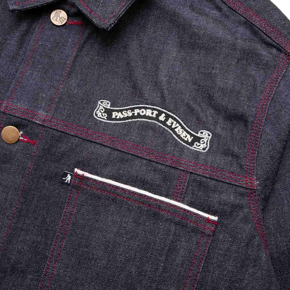 Pass~Port - X Evisen Selvedge Denim Workers Club Jacket.