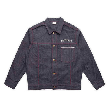 Pass~Port - X Evisen Selvedge Denim Workers Club Jacket.