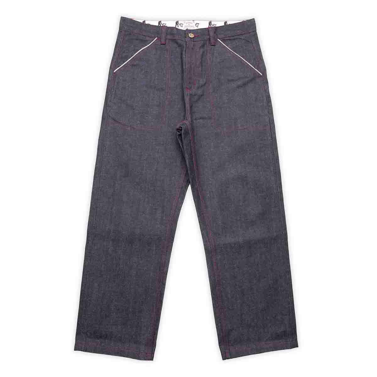 Pass~Port - X Evisen Selvedge Denim Workers Club Pants.