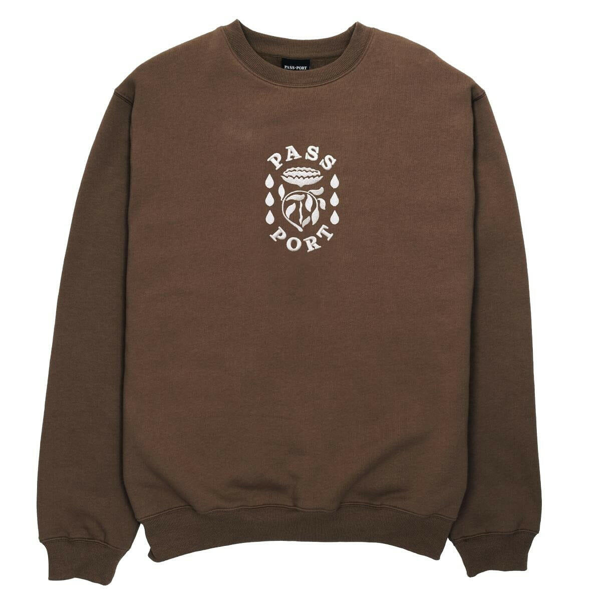 Pass~Port - Fountain Embroidery Crew Bark.